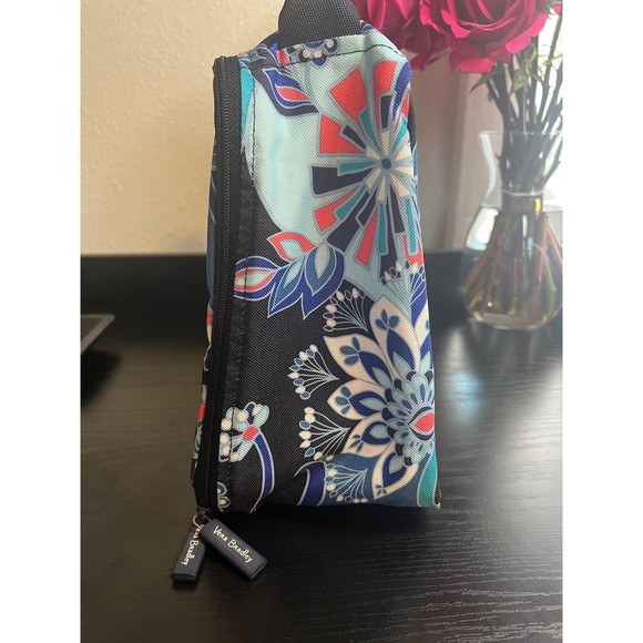 Vera Bradley Blue Lotus Floral Insulated Lunch Bag - Picture 3 of 11